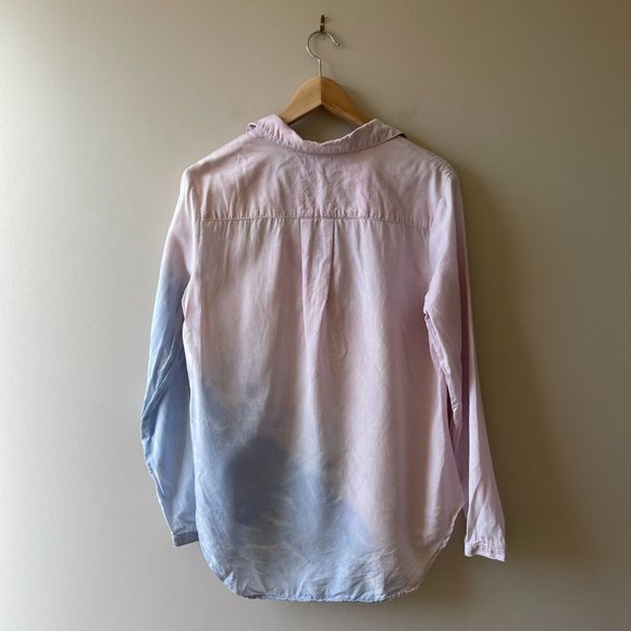 Anthropologie | Cloth and Stone Dip Tie Dyed Button Up Shirt - Size M - Picture 3 of 11